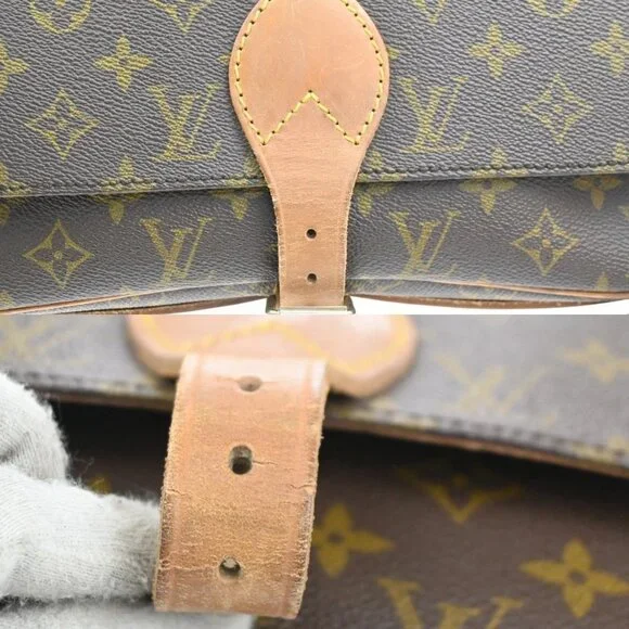 LOUIS VUITTON Cartouchiere GM Shoulder Bag Monogram Leather Brown M51252 39KC446 - Picture 15 of 16